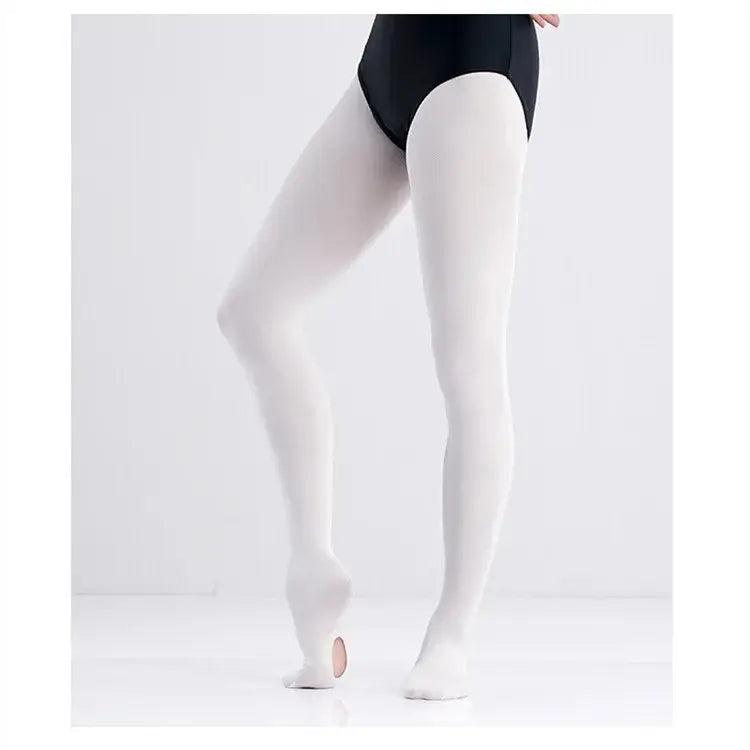 Girls’ Ultra Soft Convertible Ballet Tights – Dance Tights with Holes for Toddler Kids and Women