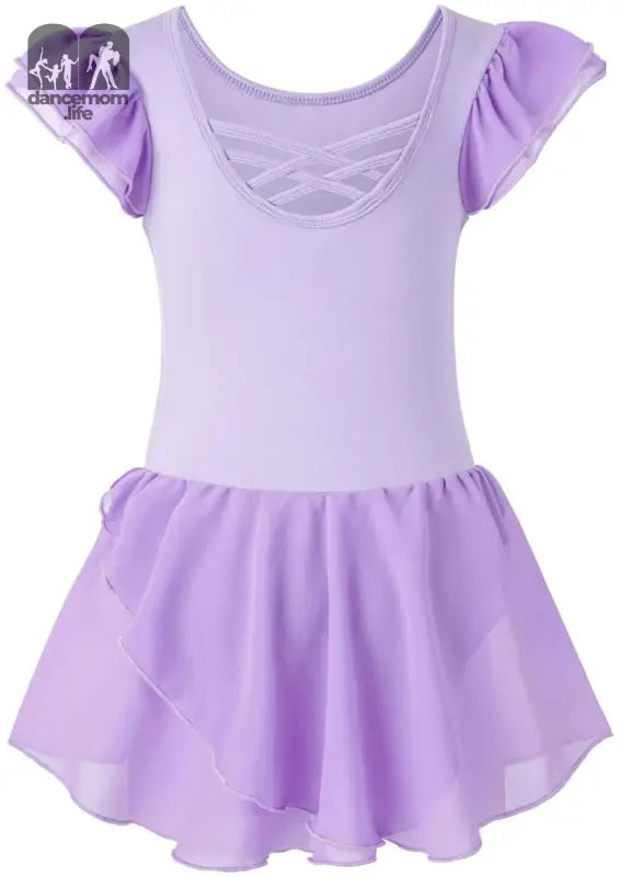 Ballet Leotards for Girls Criss-Cross Back Ballerina Outfits for Dance Gymnastics