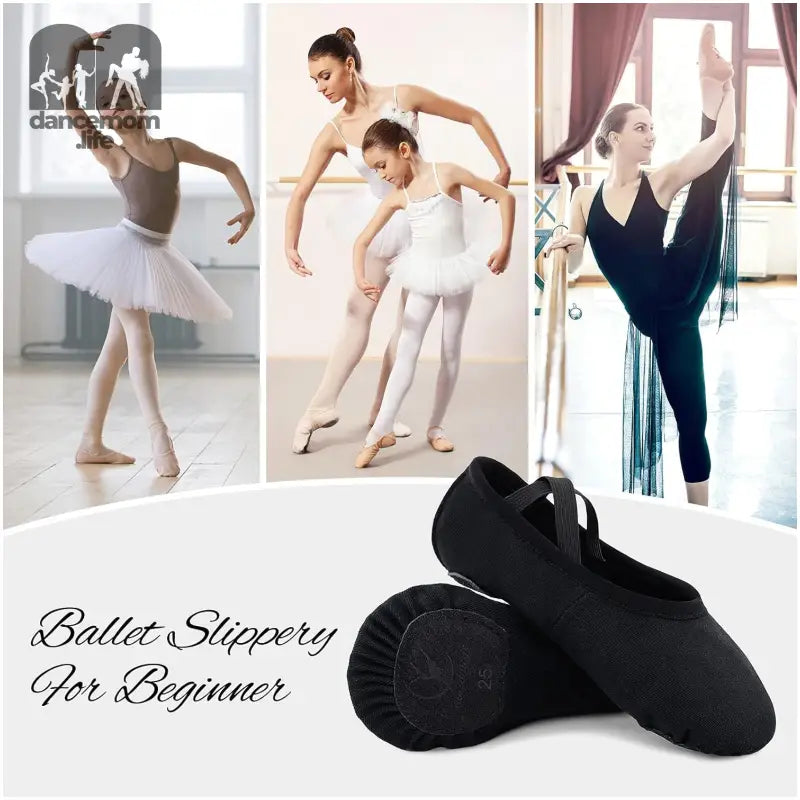 Ballet Shoes for Women Girls, Ballet Slipper Dance Shoes Stretch Canvas for Teen Adults