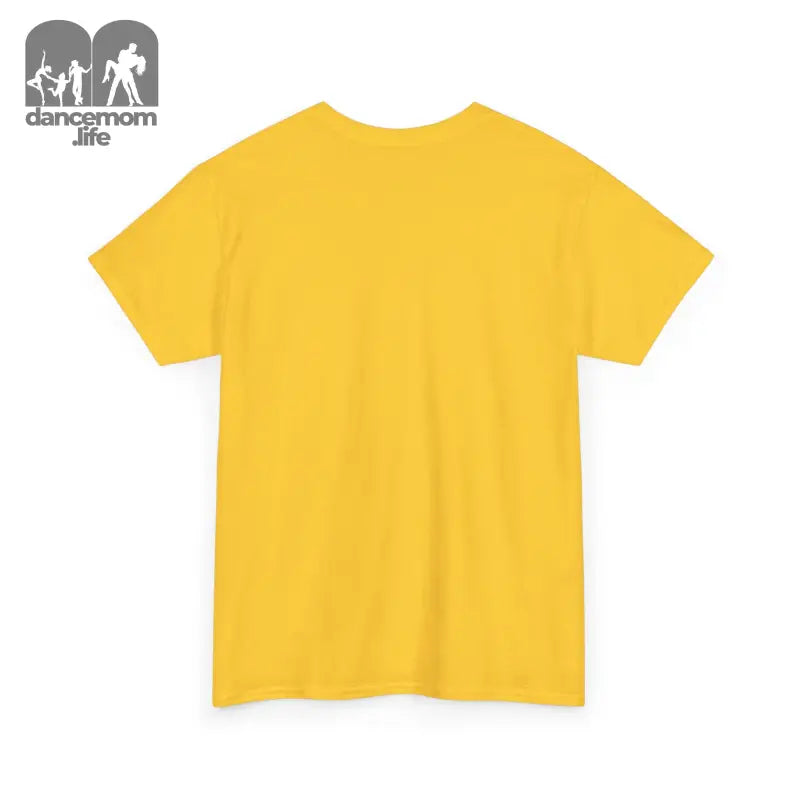 Plain yellow t-shirt with short sleeves.