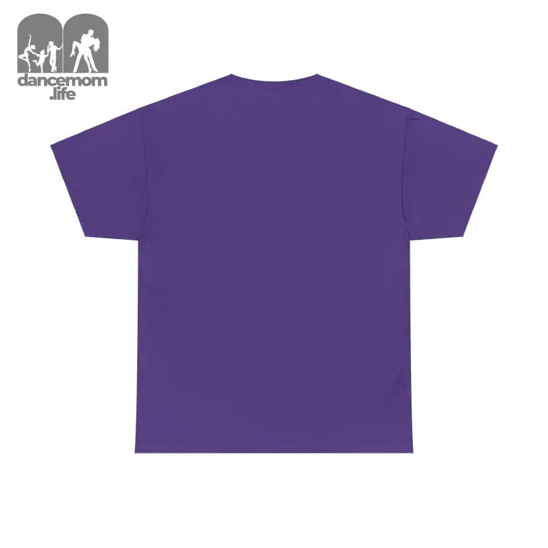 Plain purple t-shirt with short sleeves.