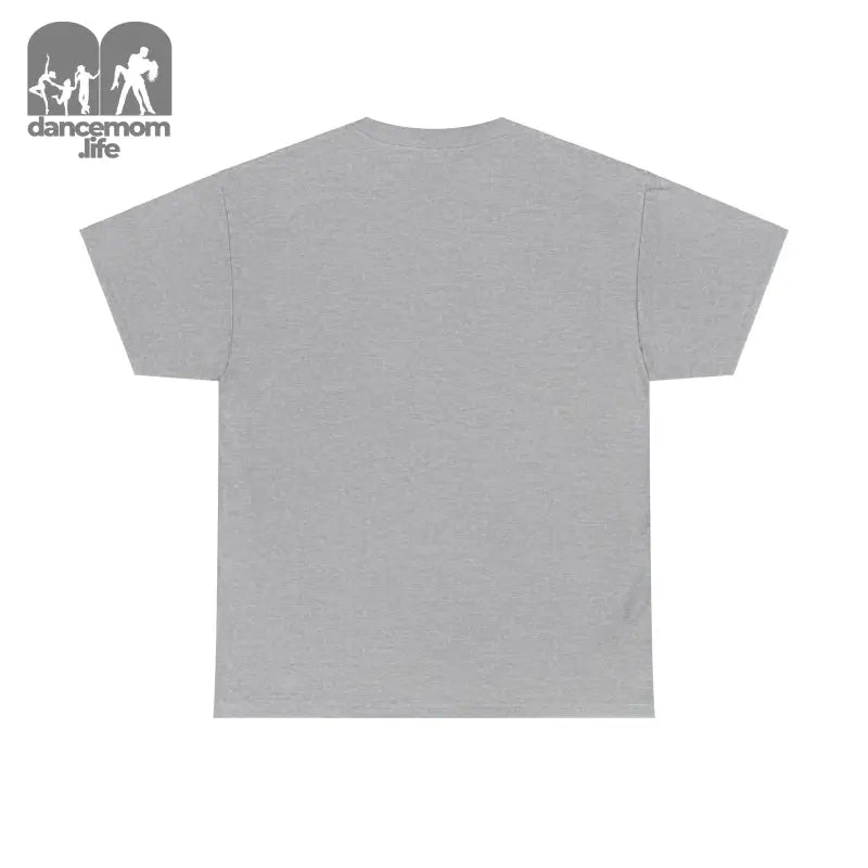 Plain gray t-shirt shown from the back.