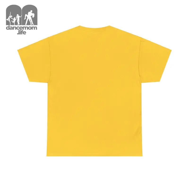 Plain yellow t-shirt with short sleeves.