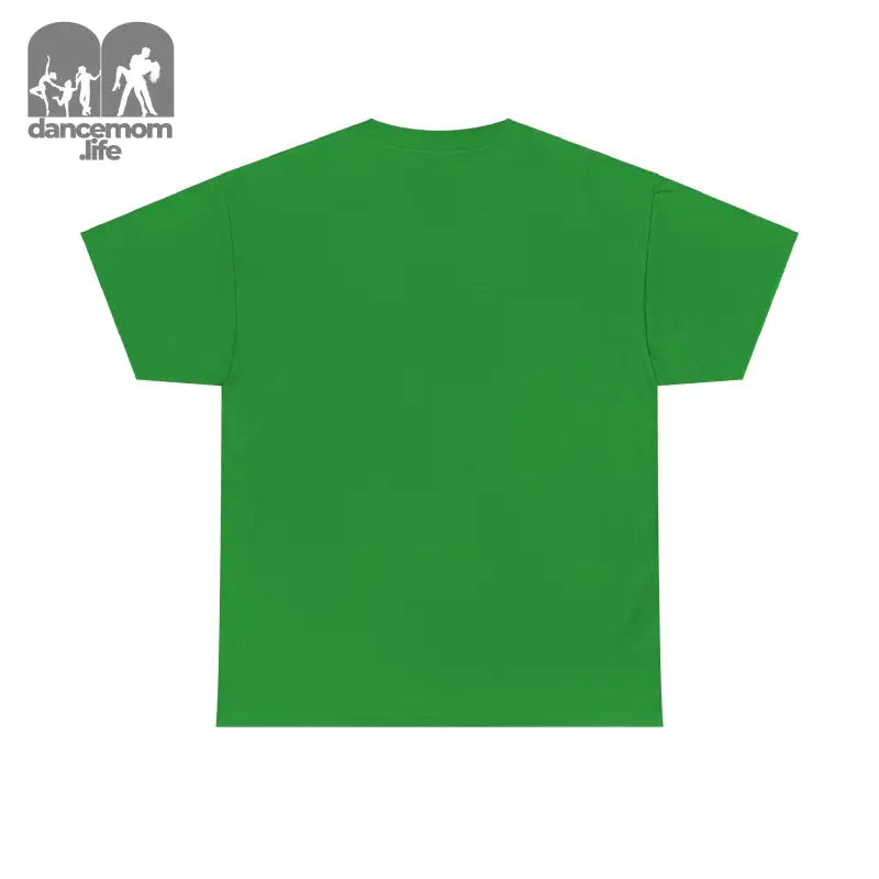 Plain green t-shirt with short sleeves.