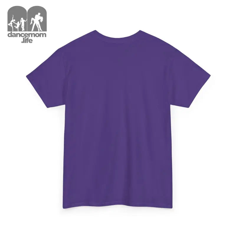 Plain purple t-shirt with short sleeves.