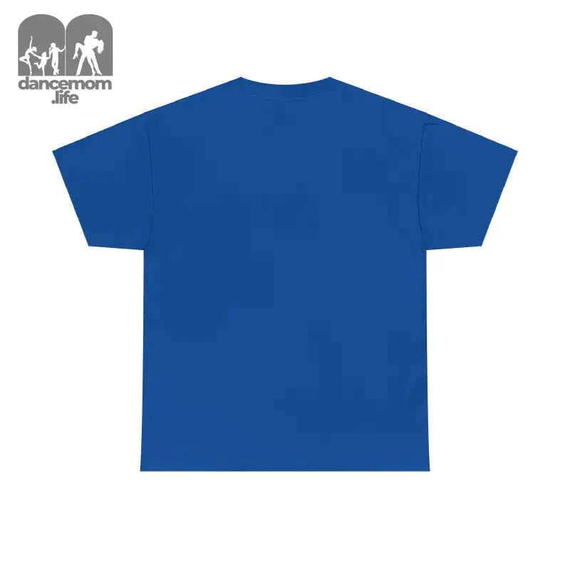 Plain royal blue t-shirt.