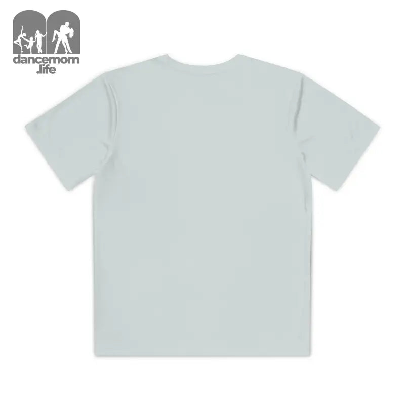 Plain light gray t-shirt with short sleeves.