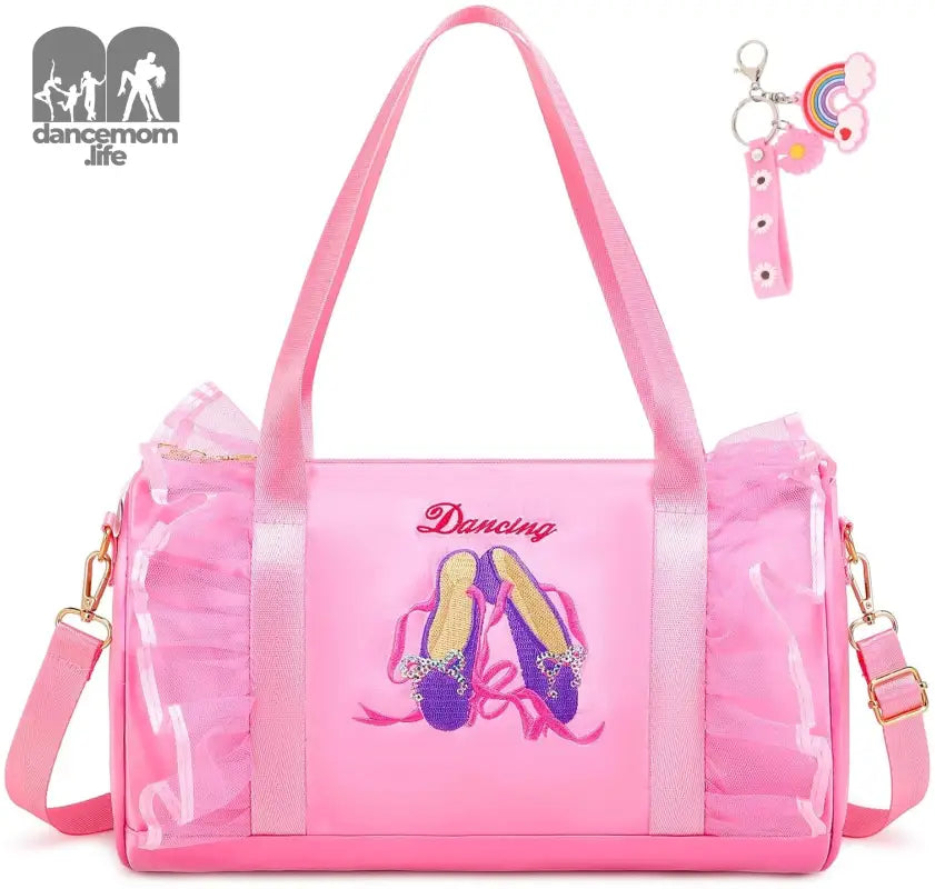 Cute Ballet Dance Bag Princess Backpack Pink Shoulder Bag Girls