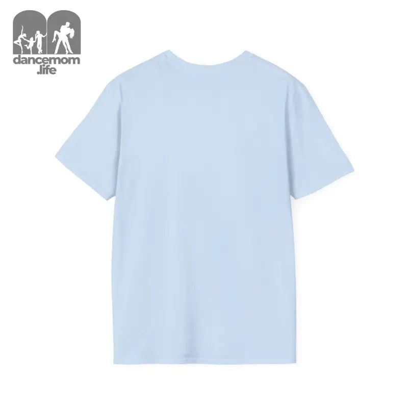 Light blue plain t-shirt.