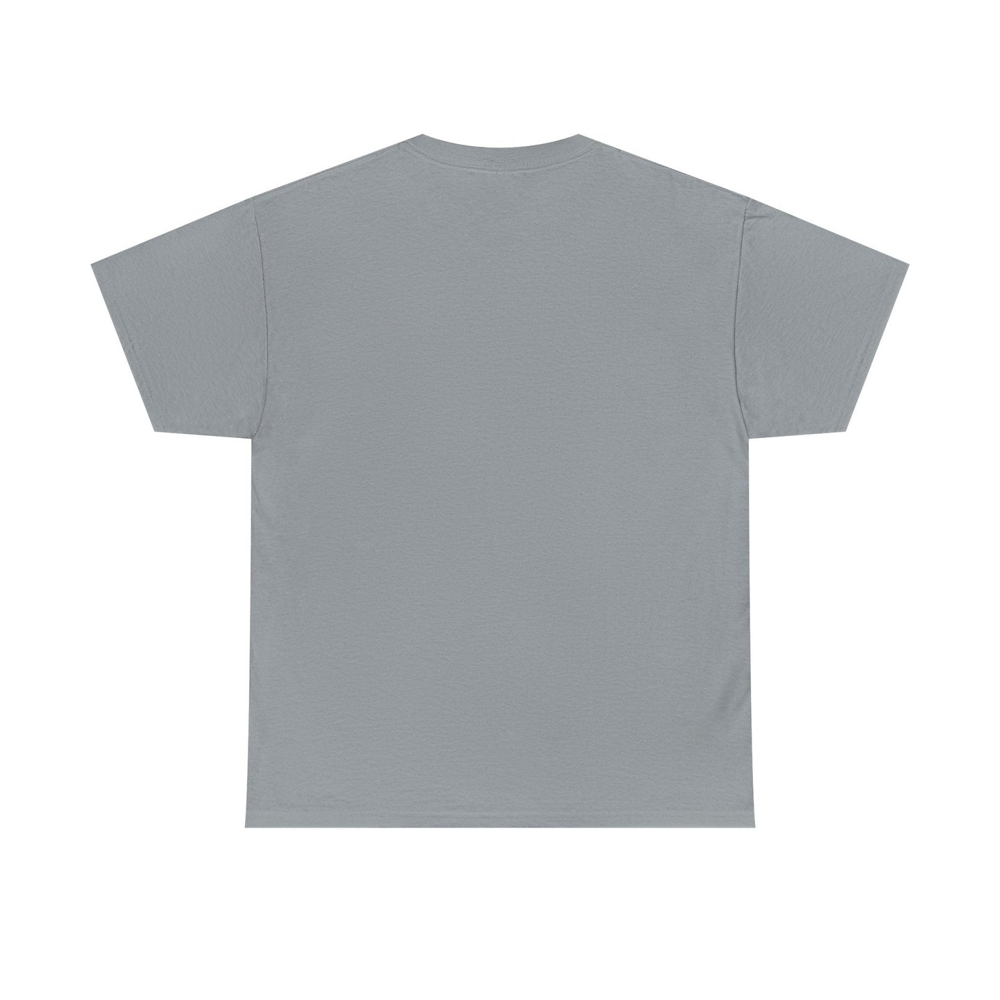 Gray short-sleeved t-shirt with a simple, plain design.