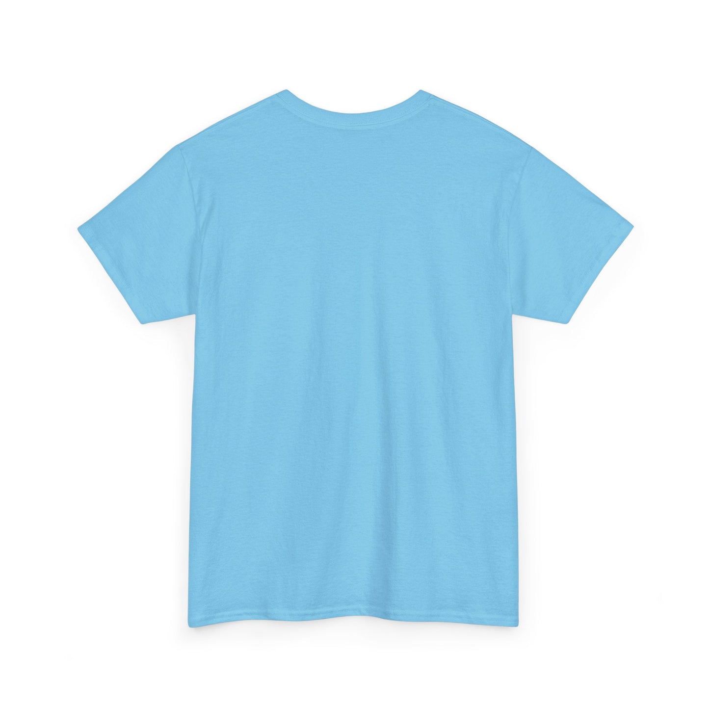 Light blue short-sleeved t-shirt with a simple crew neck design.