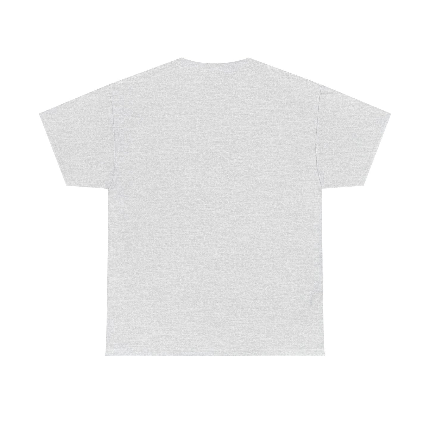 A plain heather gray short-sleeved t-shirt with a simple crew neck design.