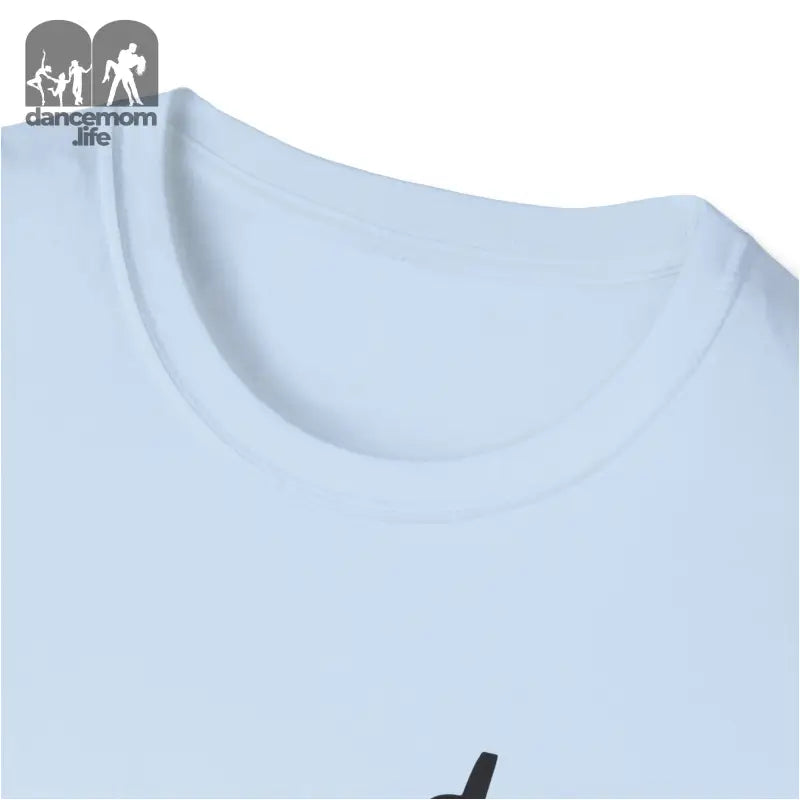 White crew neck t-shirt collar.