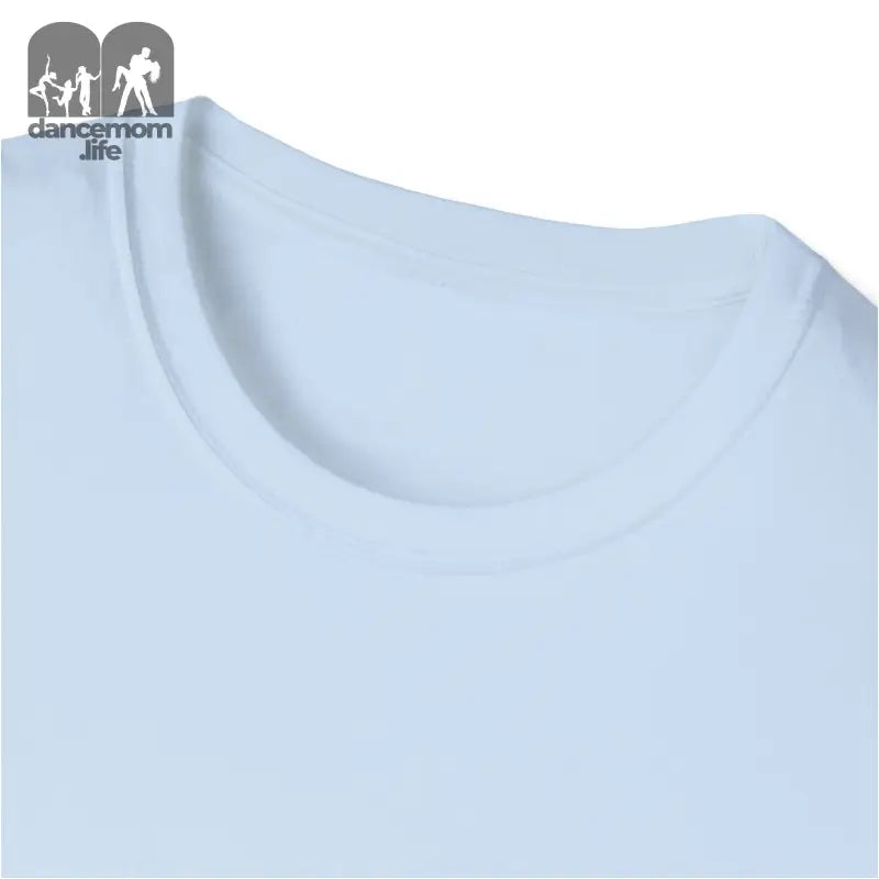 White crew neck t-shirt collar.