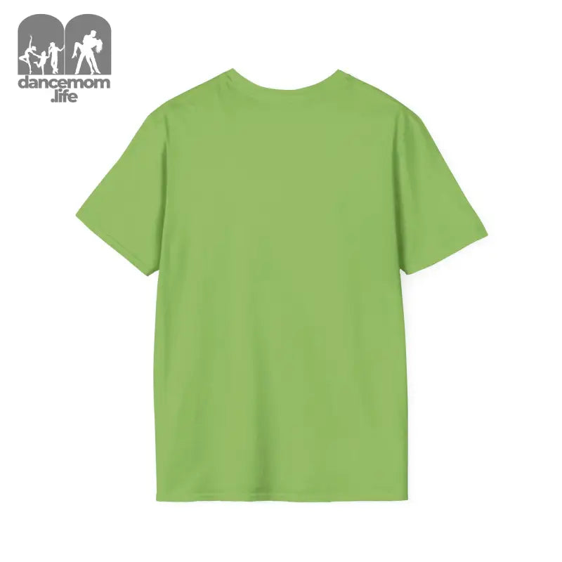 Lime green short-sleeved t-shirt.