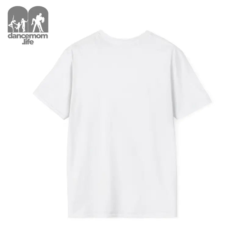 Plain white t-shirt with short sleeves.