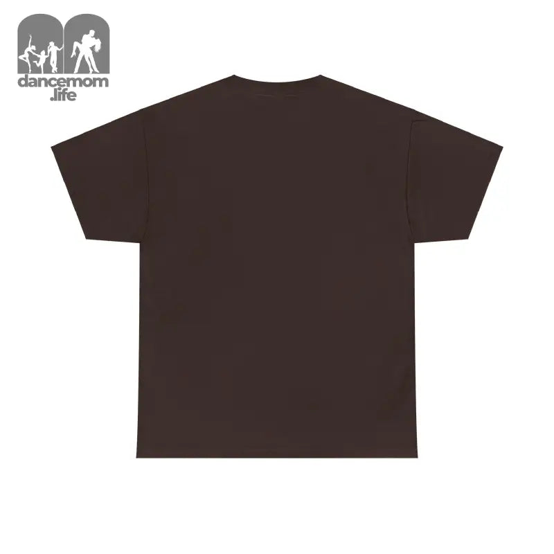 Brown t-shirt with short sleeves.