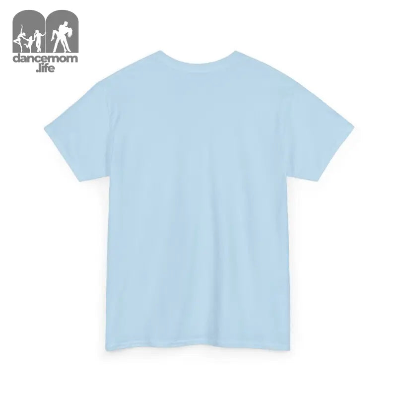 Light blue t-shirt with short sleeves.