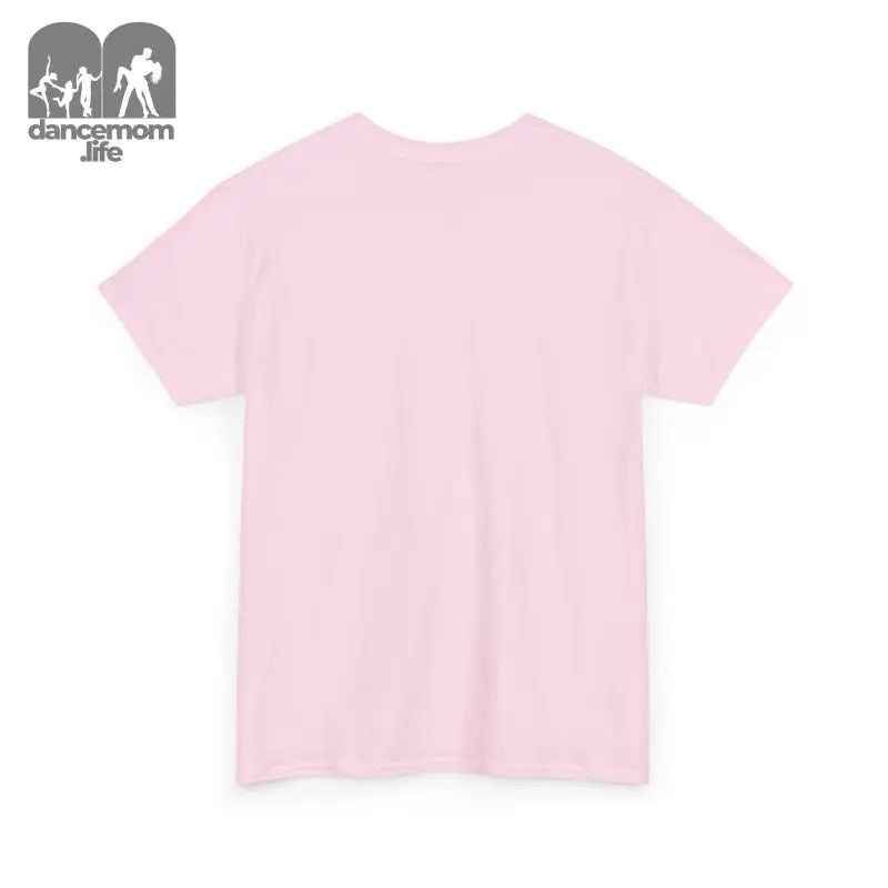 Plain pink t-shirt with short sleeves.