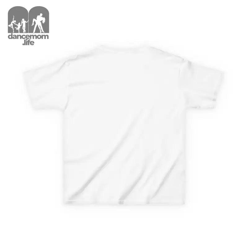 Plain white t-shirt with short sleeves.