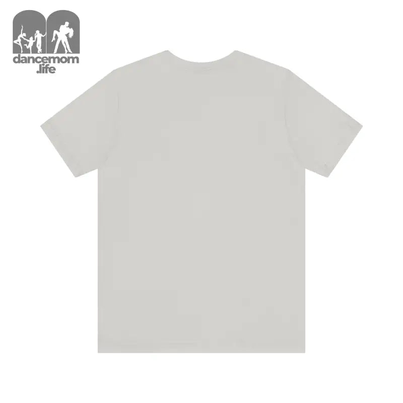 Plain light gray t-shirt with short sleeves.