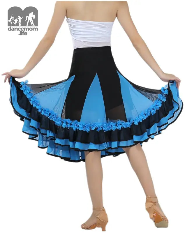 Elegant Ballroom Dance Latin Dance Skirt for Women