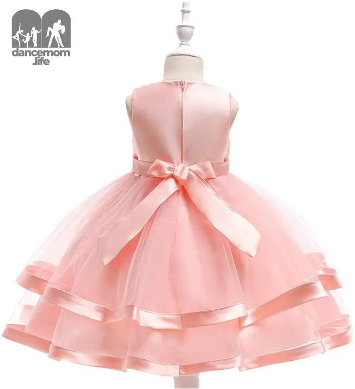 6M-9T Kids Pageant Flower Girl Dress Little Girls Party Wedding Formal Dresses