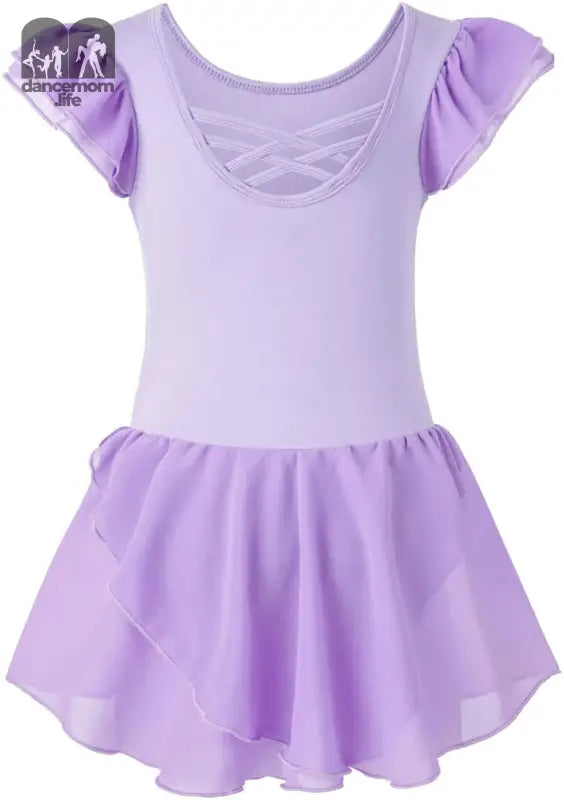 Ballet Leotards for Girls Criss-Cross Back Ballerina Outfits for Dance Gymnastics