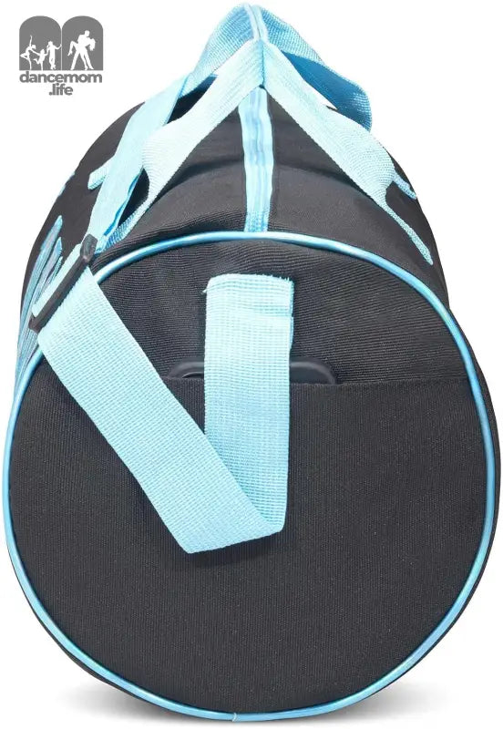 Dance Duffle Bag for Girls, Water-Resistant Kids Travel Bag with Adjustable Carry on and Handy Pouch, Dance Accessories for Girls (Black/Turquoise) One Size