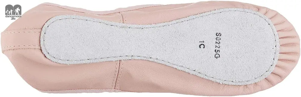 Girl'S Dance Bunnyhop Full Sole Leather Ballet Slipper/Shoe