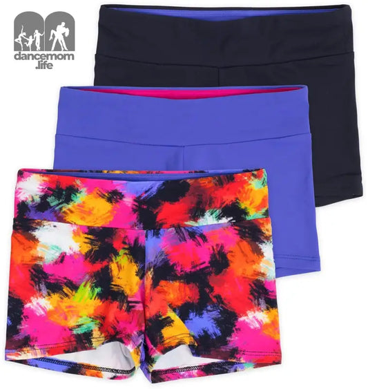 Layla Girls Dance Shorts, Gymnastics & Dancewear