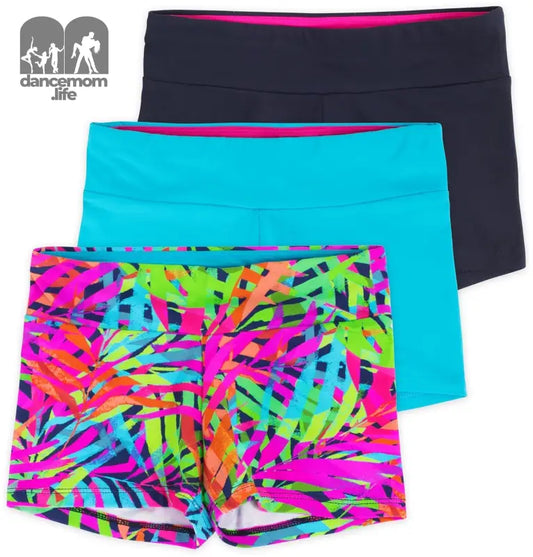 Layla Girls Dance Shorts, Gymnastics & Dancewear