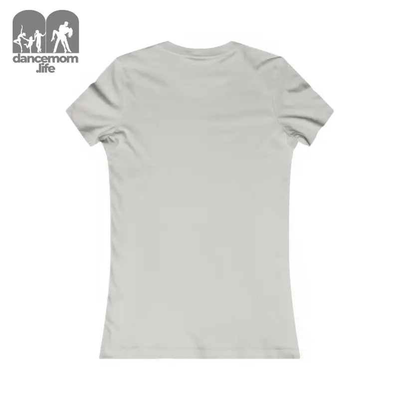 Plain light gray women’s t-shirt.