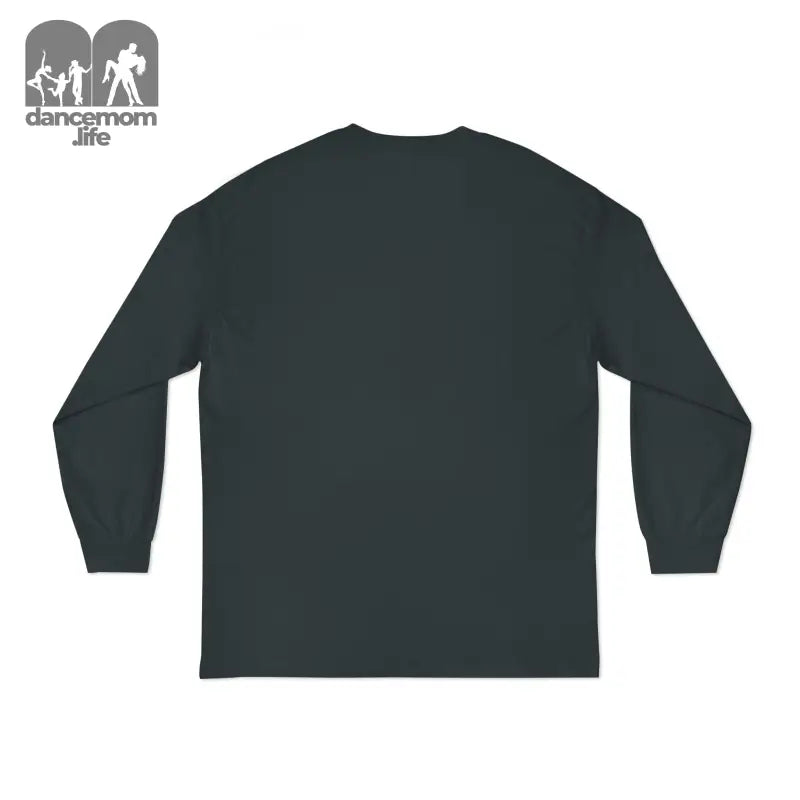 Dark green long-sleeved t-shirt.