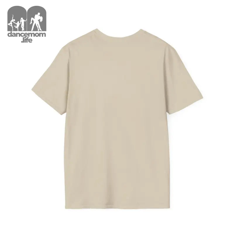 Plain beige t-shirt with short sleeves.