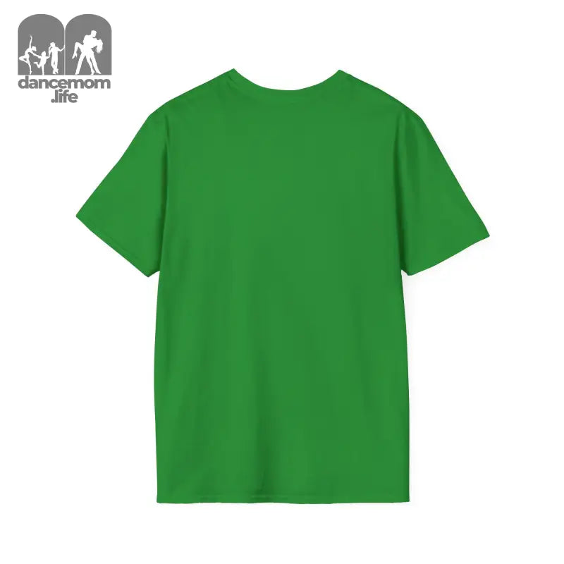 Plain green t-shirt with short sleeves.