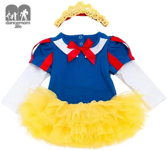 Toddler Baby Girls Princess Costume Halloween Tutu Dress up Bodysuit Christmas Romper