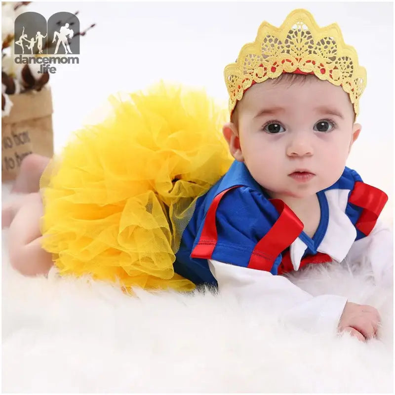 Toddler Baby Girls Princess Costume Halloween Tutu Dress up Bodysuit Christmas Romper