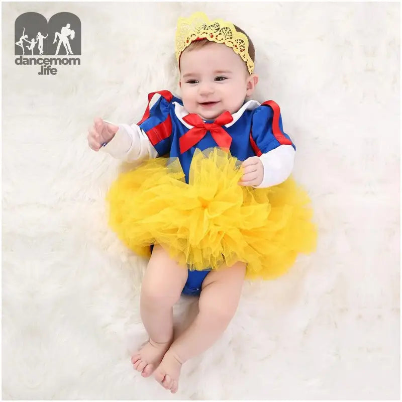 Toddler Baby Girls Princess Costume Halloween Tutu Dress up Bodysuit Christmas Romper