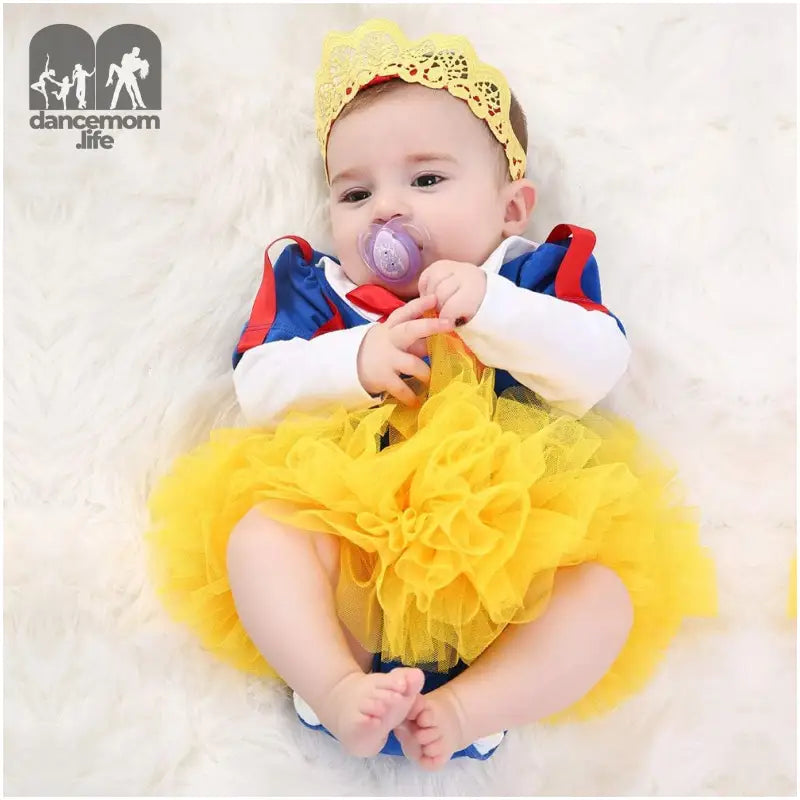 Toddler Baby Girls Princess Costume Halloween Tutu Dress up Bodysuit Christmas Romper