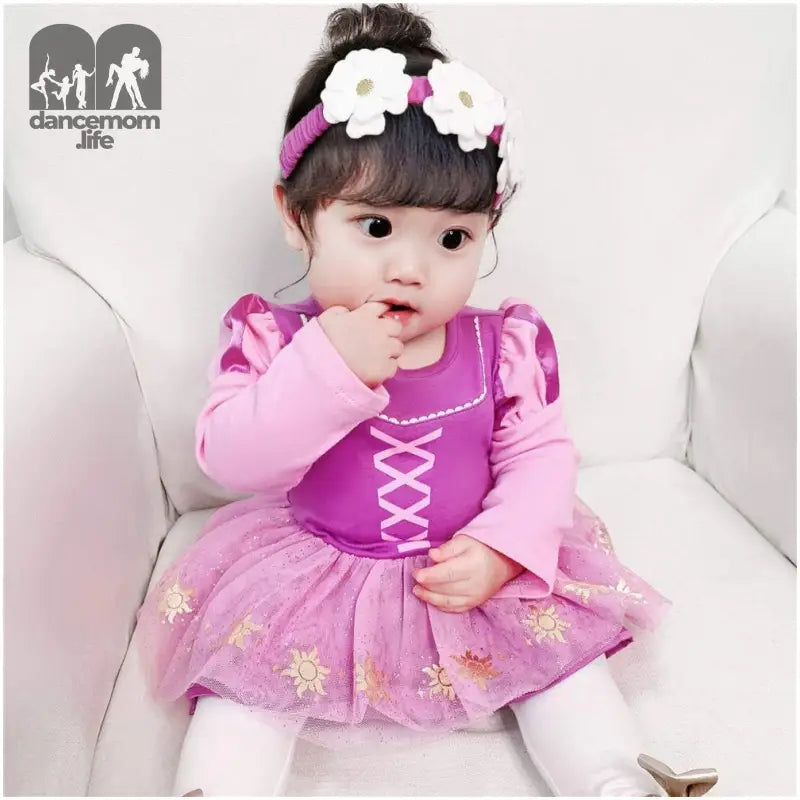 Toddler Baby Girls Princess Costume Halloween Tutu Dress up Bodysuit Christmas Romper