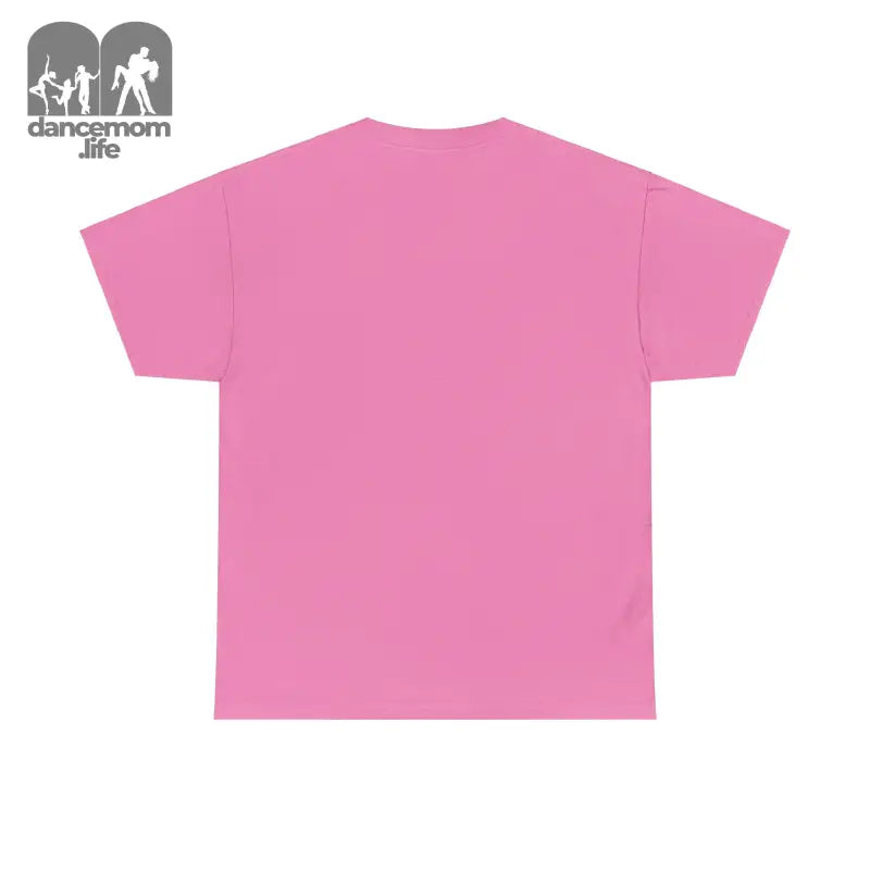 Pink t-shirt with short sleeves.