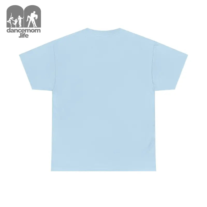 Light blue t-shirt with short sleeves.