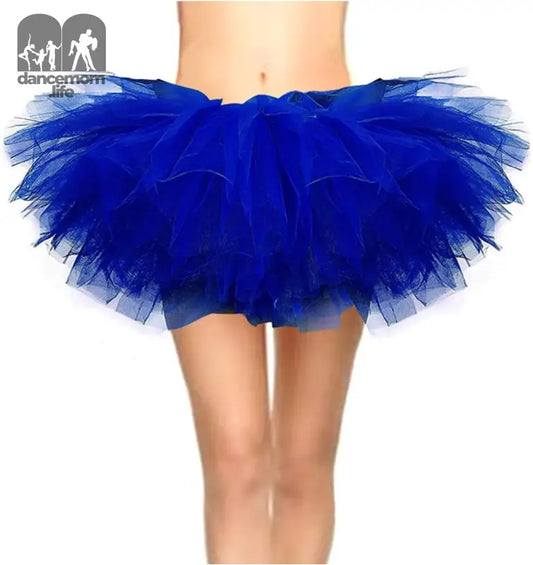 Women'S Mini Puffy Bubble 6-Layered Ballet Run Halloween Tutu Costume