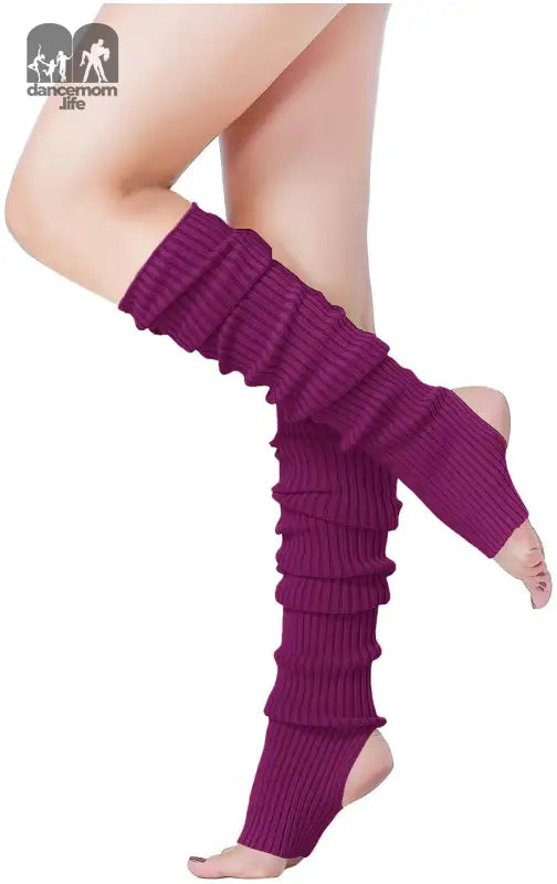 Women’S Neon Knit Leg Warmer for 80S Party Dance Sports Yoga