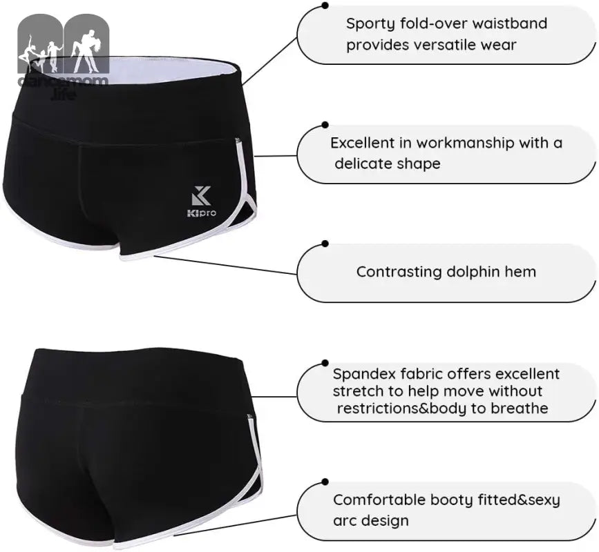 Women'S Active Shorts Fitness Sports Yoga Booty Shorts for Running Gym Workout