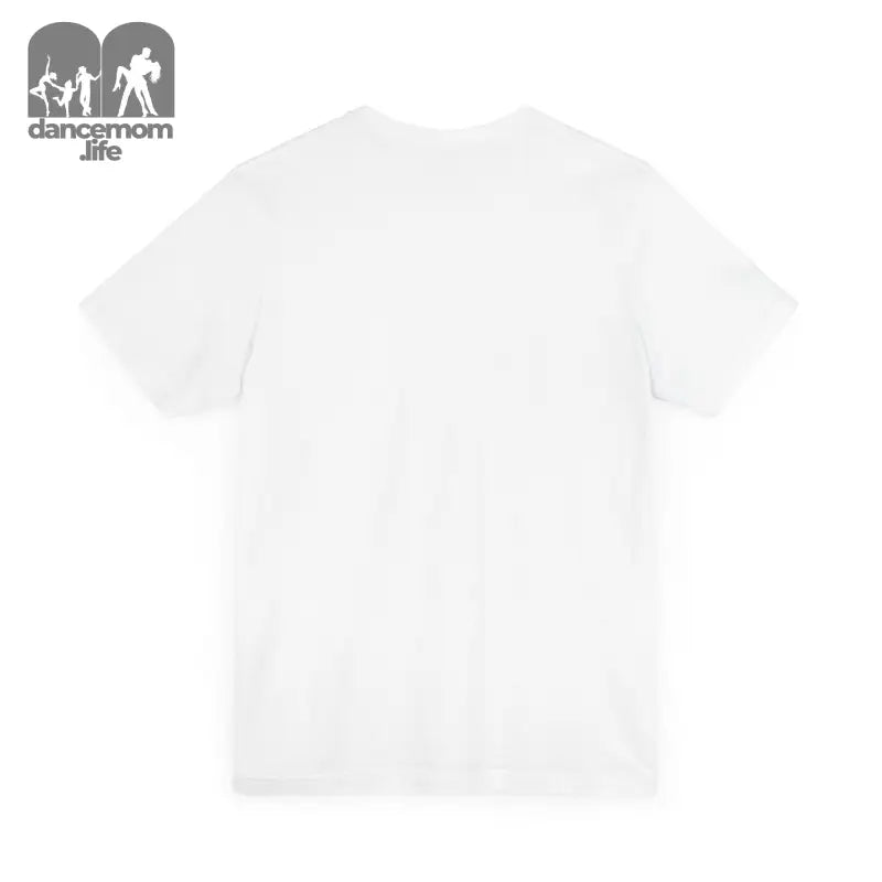 Plain white t-shirt with short sleeves.